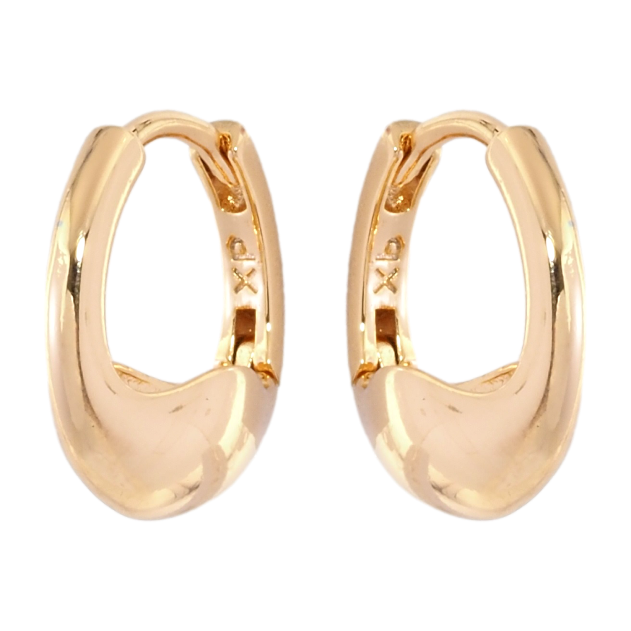 Серьги Xuping Позолота 18K колечки Декоративный узор фото №1