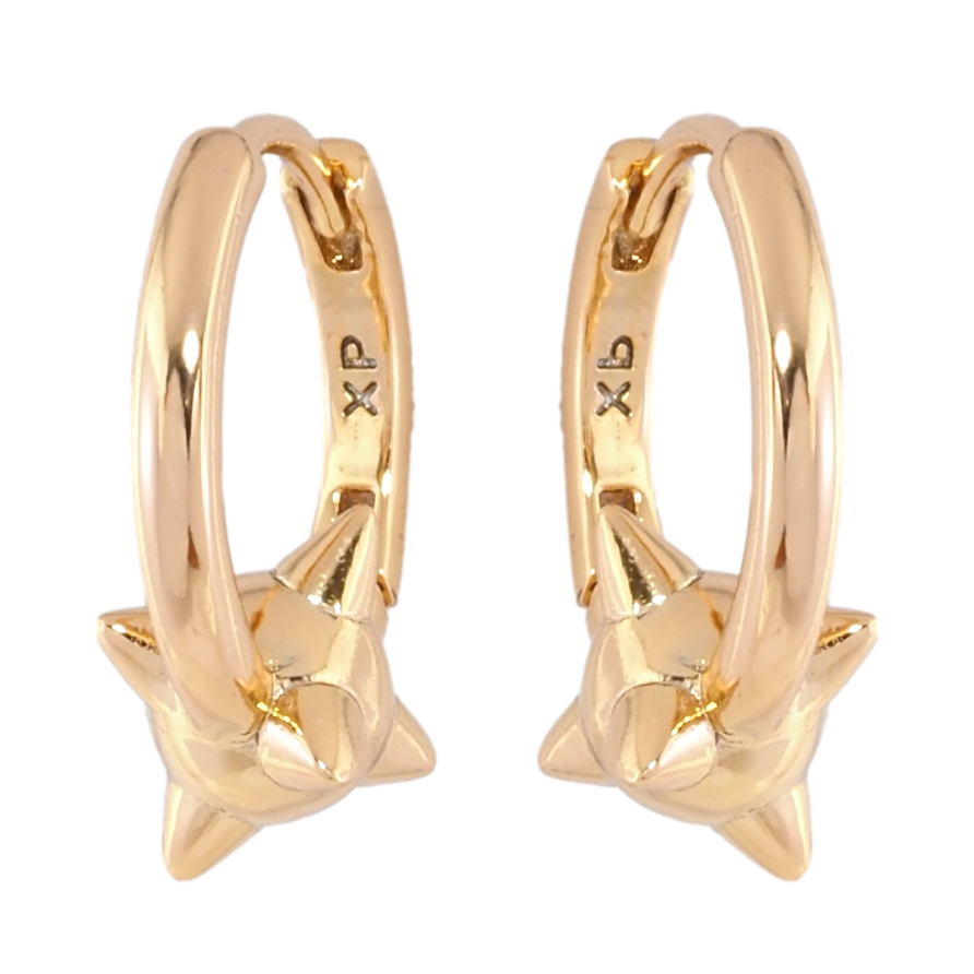 Серьги Xuping Позолота 18K колечки Декоративный узор фото №1