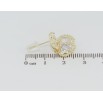 Серьги Xuping JEAN GOUJON Позолота 14K пусеты Подвески с кристальными сердечками фото №2