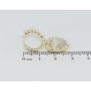 Сережки Xuping JEAN GOUJON Позолота 14K підвіски на колечках Сердечки фото №2