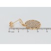Серьги Xuping Позолота 18K пусеты Круглые подвески с инкрустацией цирконием фото №2 Серьги Xuping Позолота 18K пусеты Круглые подвески с инкрустацией цирконием фото №2