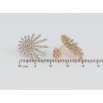 Серьги Xuping Позолота 18K пусеты Инкрустация цирконием фото №2 Серьги Xuping Позолота 18K пусеты Инкрустация цирконием фото №2