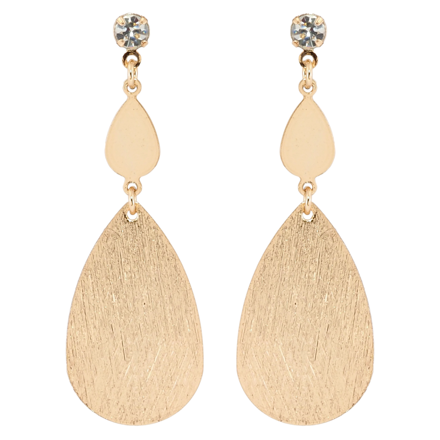 Серьги Xuping Позолота 18K пусеты Каплевидные подвески с кристаллами фото №1 Серьги Xuping Позолота 18K пусеты Каплевидные подвески с кристаллами фото №1