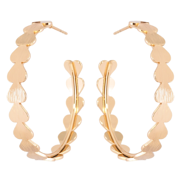 Серьги Xuping Позолота 18K пусеты Декоративные кольца фото №5 Серьги Xuping Позолота 18K пусеты Декоративные кольца фото №5