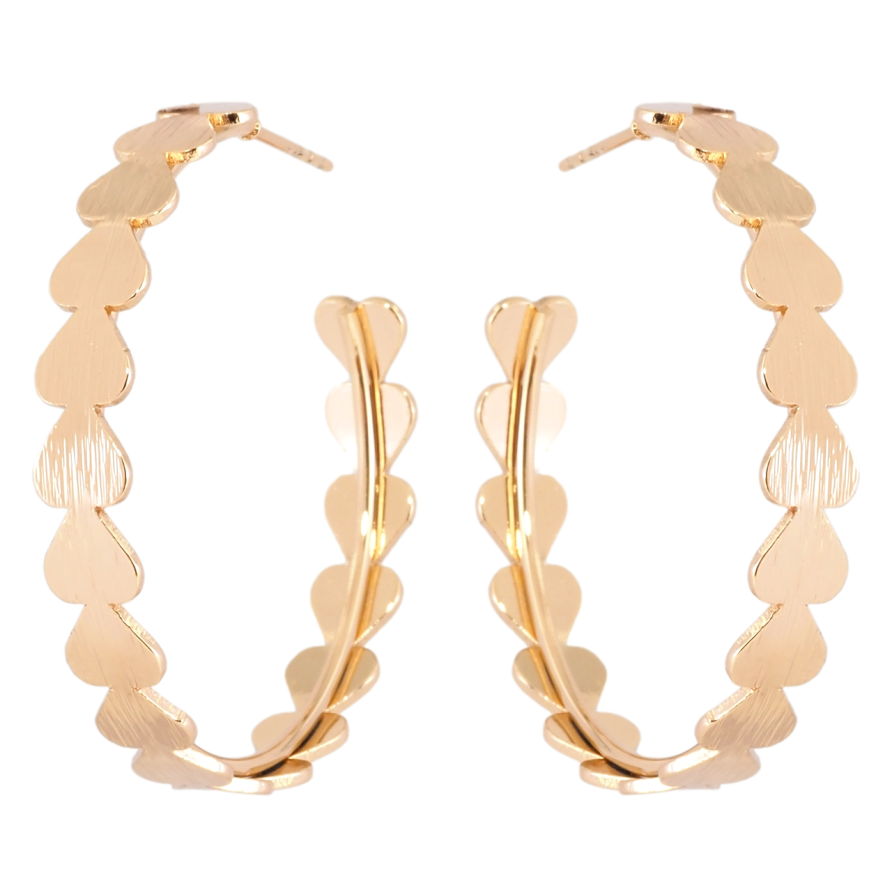 Серьги Xuping Позолота 18K пусеты Декоративные кольца фото №1 Серьги Xuping Позолота 18K пусеты Декоративные кольца фото №1