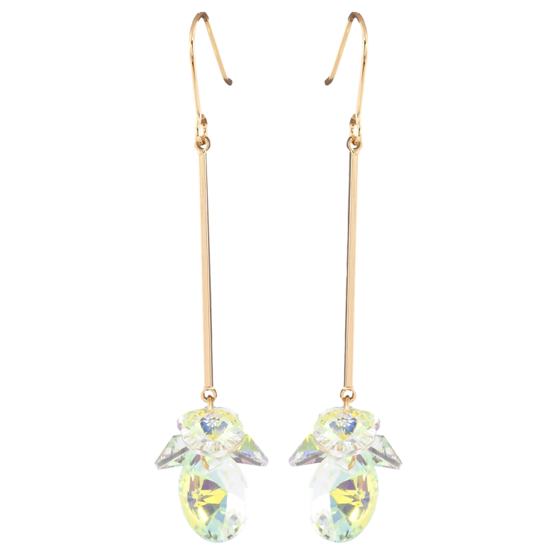 Серьги Xuping цвет 18K с кристаллами Swarovski французский замок Подвески с кристаллами Shimmer фото №1