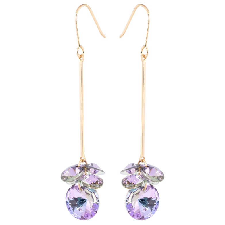 Серьги Xuping цвет 18K с кристаллами Swarovski французский замок Подвески с кристаллами Paradise Shine фото №1