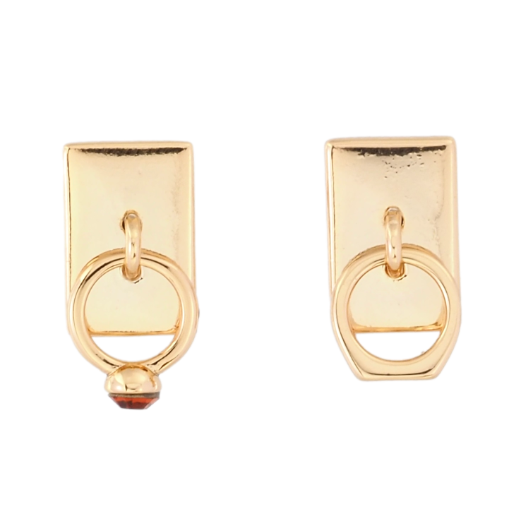 Сережки Xuping колір 18K з кристалами Swarovski пусети Каблучка та перстень із кристалом Light Siam фото №20