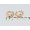 Серьги Xuping Позолота 18K колечки Фигурные фото №2