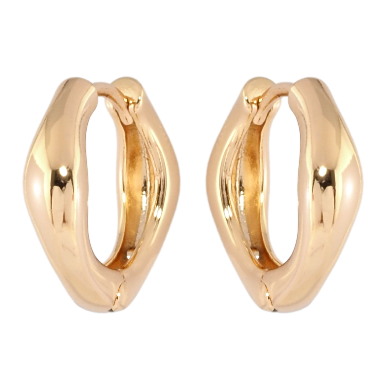 Серьги Xuping Позолота 18K колечки Фигурные фото №4