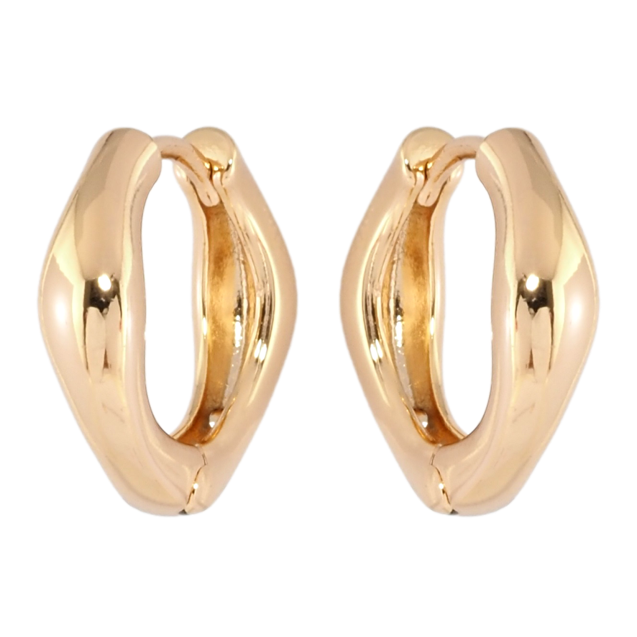 Серьги Xuping Позолота 18K колечки Фигурные фото №1