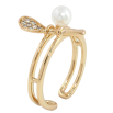 Кольцо Xuping Позолота 18K Ложка с жемчужиной фото №2
