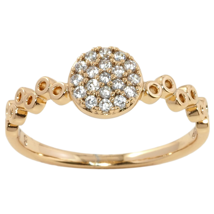 Кольцо Xuping Позолота 18K Декоративный узор с цирконием фото №4