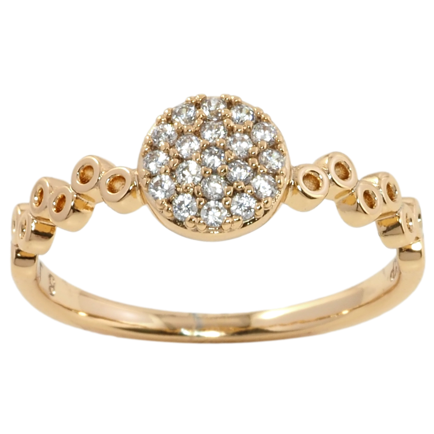 Кольцо Xuping Позолота 18K Декоративный узор с цирконием фото №1