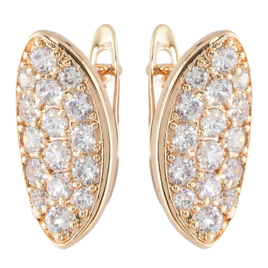 Серьги Xuping M&L Цвет 18K английский замок Инкрустация цирконием фото №1