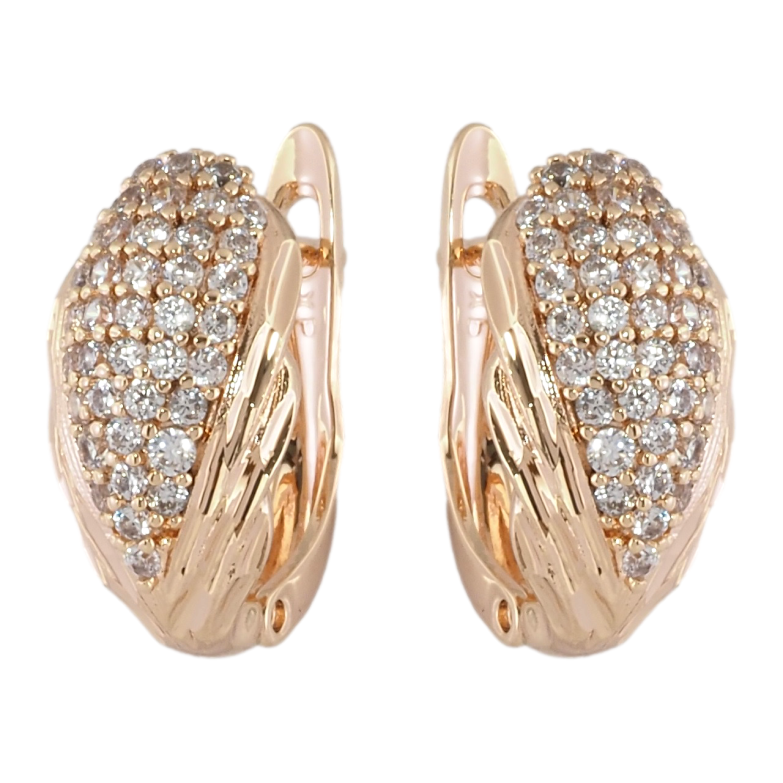 Серьги Xuping M&L Цвет 18K английский замок Инкрустация цирконием фото №1