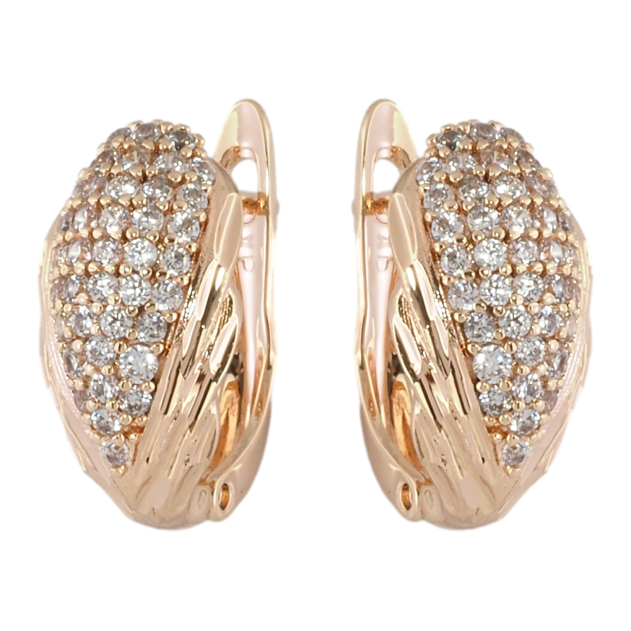 Серьги Xuping M&L Цвет 18K английский замок Инкрустация цирконием фото №1