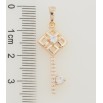 Кулон Xuping M&L Колір 18К Ключик з цирконієм для ланцюжка до 5мм фото №2 Кулон Xuping M&L Колір 18К Ключик з цирконієм для ланцюжка до 5мм фото №2