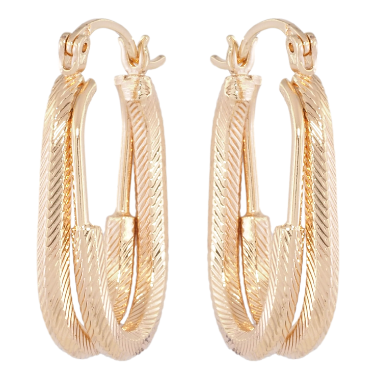 Серьги Xuping M&L Цвет 18K замок-булавка Декоративные фото №12