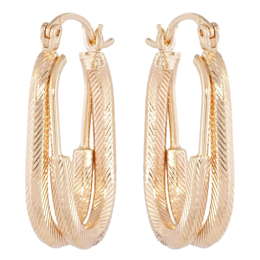 Серьги Xuping M&L Цвет 18K замок-булавка Декоративные фото №1