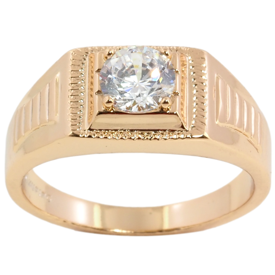 Перстень Xuping Позолота 18K Вставка фианит фото №1 Перстень Xuping Позолота 18K Вставка фианит фото №1