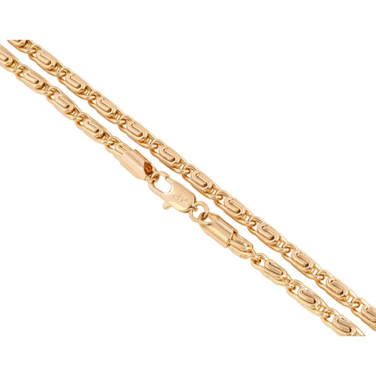 Ланцюжок Xuping Позолота 18K Плетіння Равлик довжина 45см х 4мм фото №24