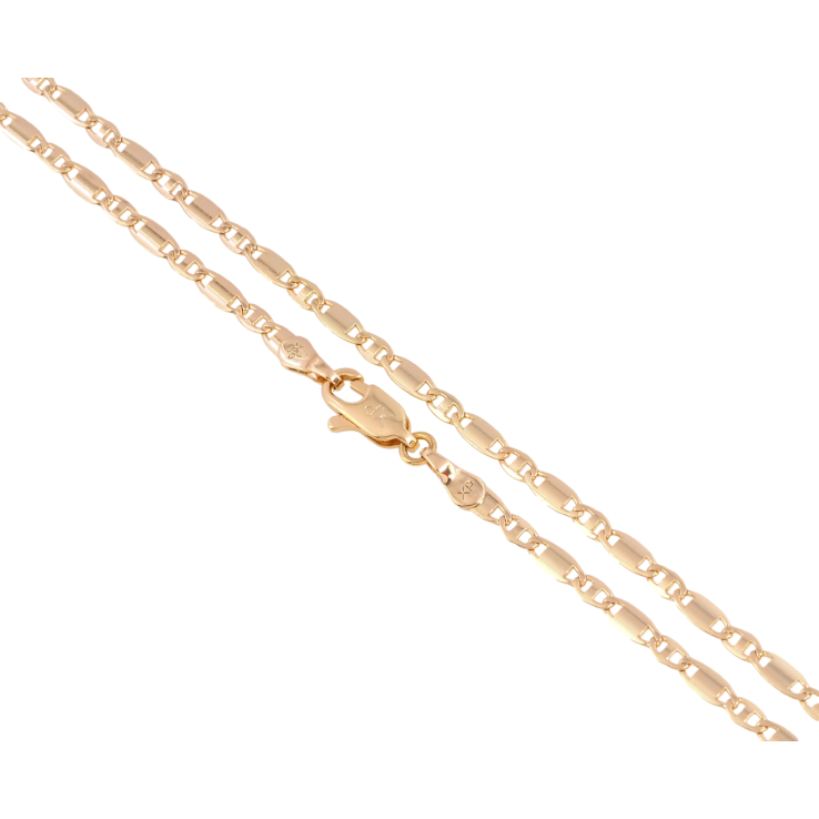 Ланцюжок Xuping Позолота 18K Плетіння Морський ланцюг довжина 45см х 2.5мм фото №17