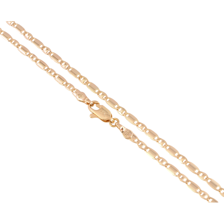 Ланцюжок Xuping Позолота 18K Плетіння Морський ланцюг довжина 45см х 2.5мм фото №1