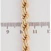 Цепочка Xuping Позолота 18K Плетение Веревка длина 50см х 6мм фото №2