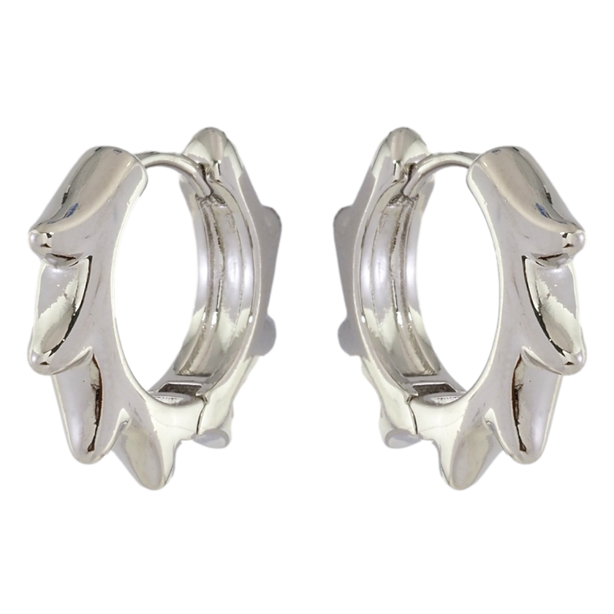 Серьги Xuping Родий колечки Декоративные фото №1