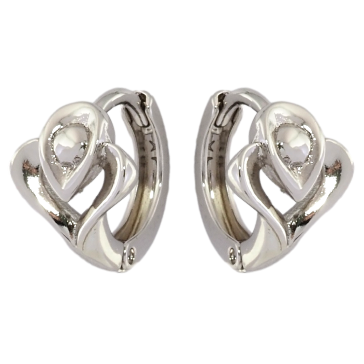 Серьги Xuping Родий колечки Декоративный узор фото №14