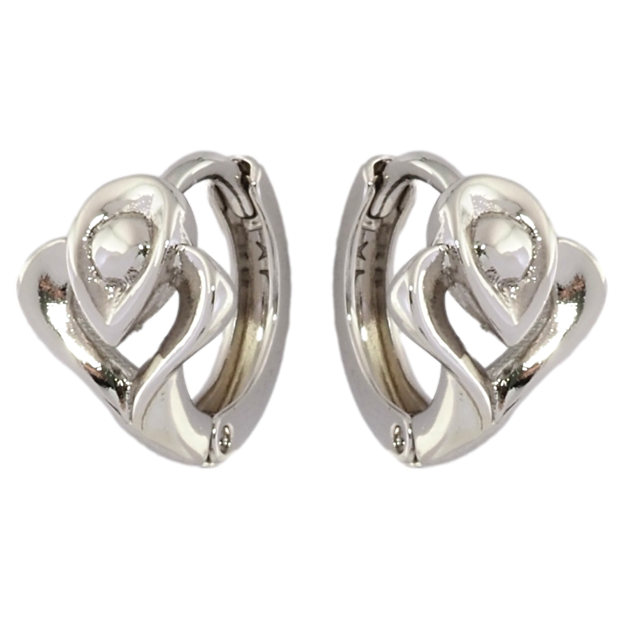 Серьги Xuping Родий колечки Декоративный узор фото №1