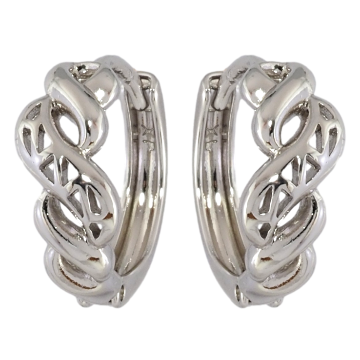 Серьги Xuping Родий колечки Декоративный орнамент фото №16