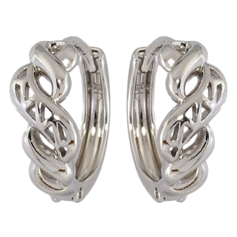 Серьги Xuping Родий колечки Декоративный орнамент фото №1