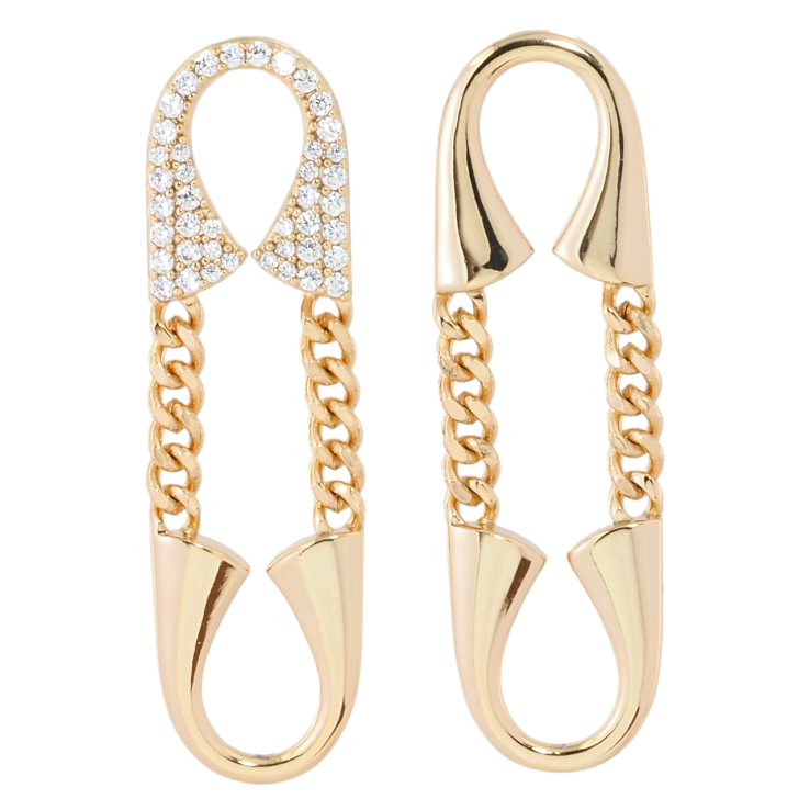 Серьги Xuping Позолота 18K пусеты Ассиметричные подвески булавки фото №16