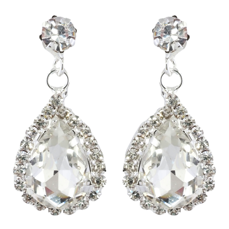 Серьги пусеты Декоративные подвески с кристаллами и стразами фото №12