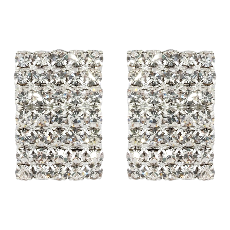 Серьги пусеты Инкрустация стразами фото №1 Серьги пусеты Инкрустация стразами фото №1