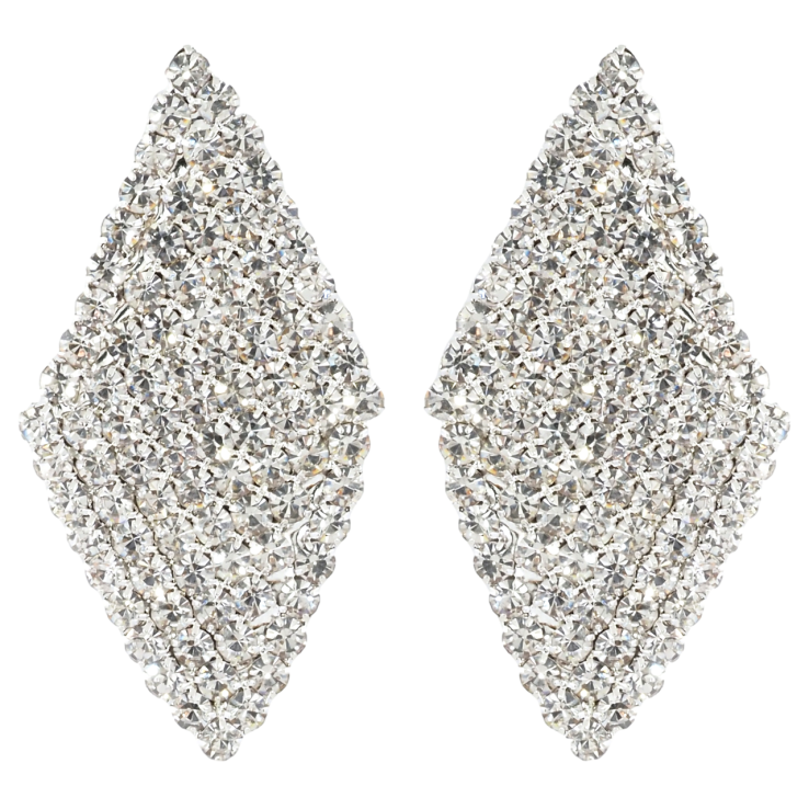 Серьги пусеты Инкрустация стразами фото №22 Серьги пусеты Инкрустация стразами фото №22