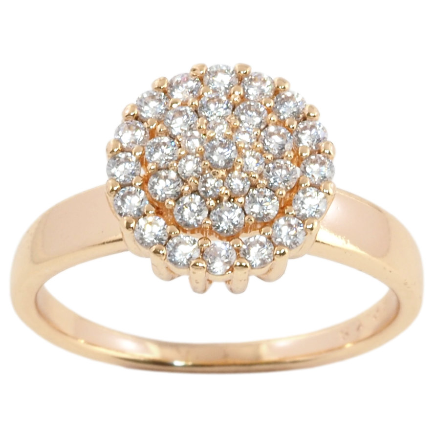 Кольцо Xuping M&L Цвет 18К Инкрустация цирконием фото №1