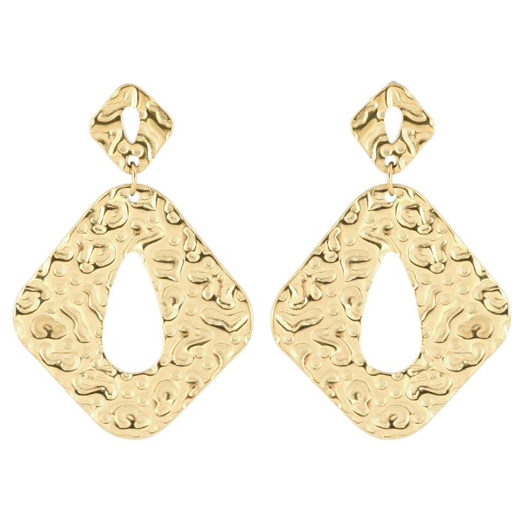 Серьги Xuping TTM Stainless Steel цвет 14K пусеты Декоративные подвески фото №21