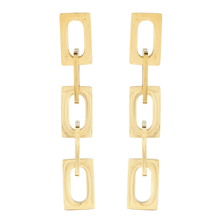 Серьги Xuping TTM Stainless Steel цвет 14K пусеты Декоративные подвески фото №15