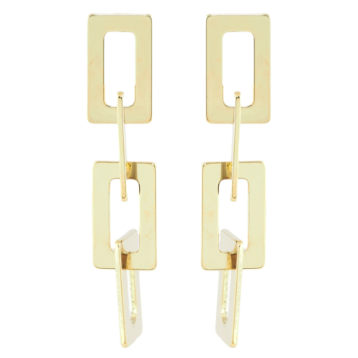 Серьги Xuping JEAN GOUJON Позолота 14K пусеты Декоративные подвески фото №5