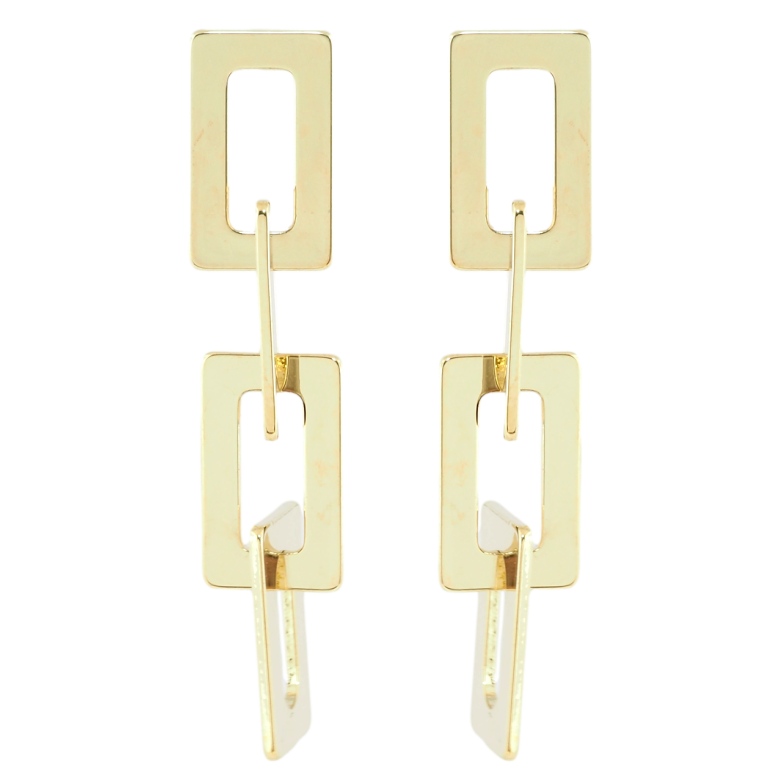 Сережки Xuping JEAN GOUJON Позолота 14K пусети «Декоративні підвіски» фото №1