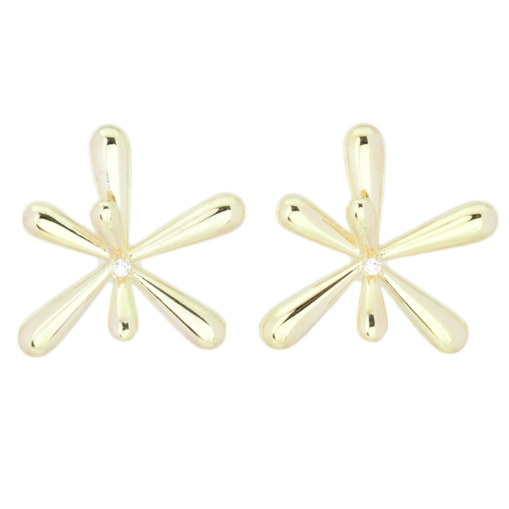 Серьги Xuping JEAN GOUJON Позолота 14K пусеты Декоративные фото №20