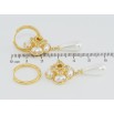 Серьги Xuping JEAN GOUJON Позолота 14K подвески на колечках Декоративные жемчужные подвески 2 в 1 фото №2