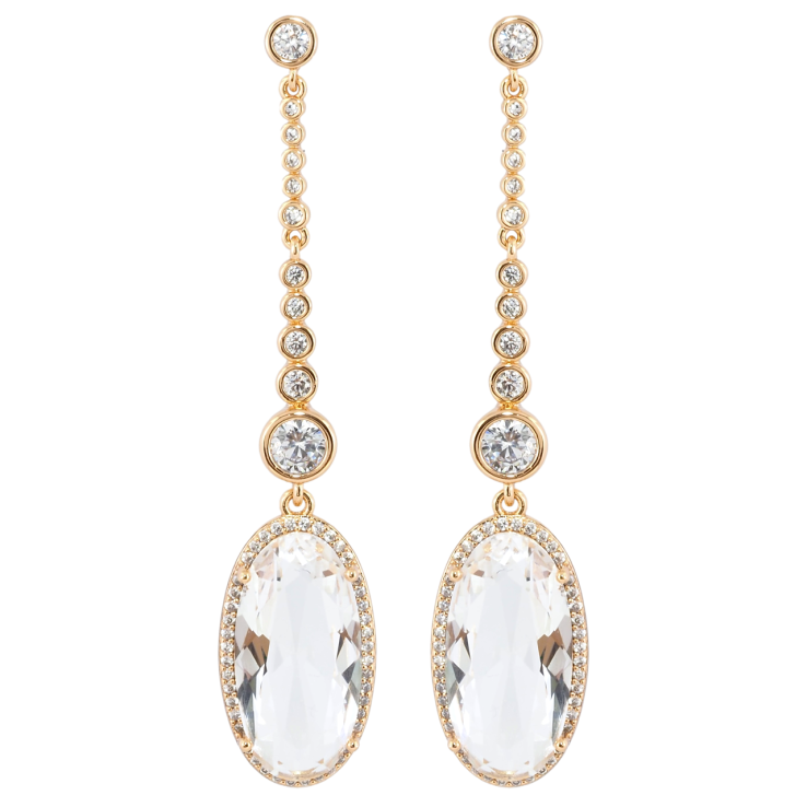 Серьги Xuping JEAN GOUJON Позолота 18К пусеты Подвески с фианитами и цирконием фото №12