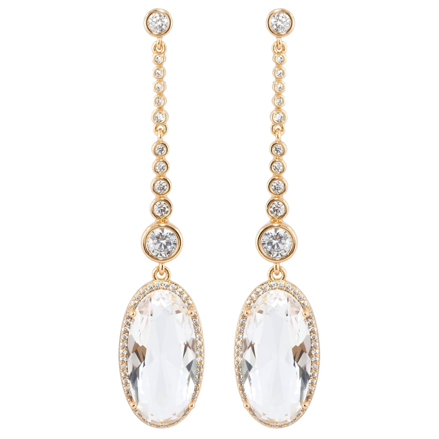 Серьги Xuping JEAN GOUJON Позолота 18К пусеты Подвески с фианитами и цирконием фото №1