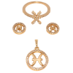Набір Xuping Позолота 18K Сережки Кулон Каблучка Знак Зодіаку Риби ø 9мм та 14мм; фото №2 Набір Xuping Позолота 18K Сережки Кулон Каблучка Знак Зодіаку Риби ø 9мм та 14мм; фото №2