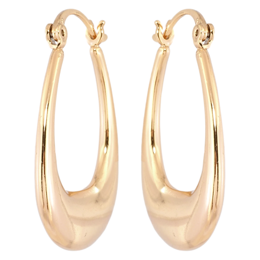 Серьги Xuping Позолота 18K замок-булавка Декоративные фото №1