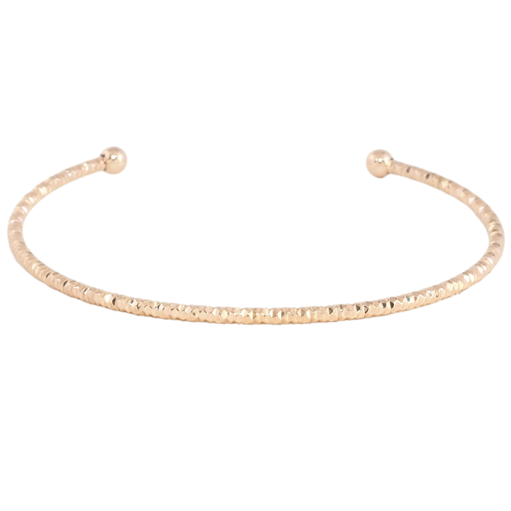 Браслет Xuping ТТМ Stainless Steel колір 18K Візерунок насічками ø 6см фото №24